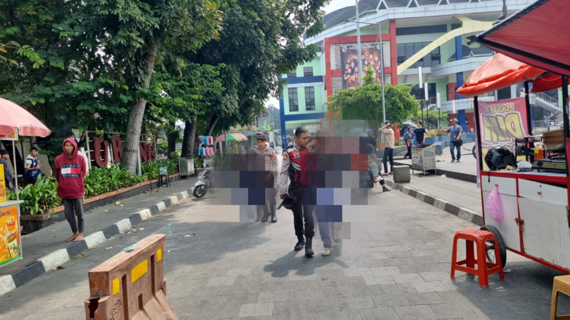 Tujuh pelajar yang akan tawuran di Lapang Merdeka Kota Sukabumi diamankan polisi, Senin (29/7/2024).